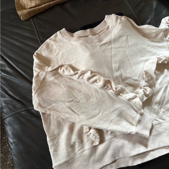 Madewell Women's Heather Ruffle Sweater - Picture 4 of 5